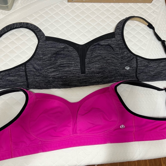 Lululemon Black and Pink Sports Bras size L - Picture 1 of 1